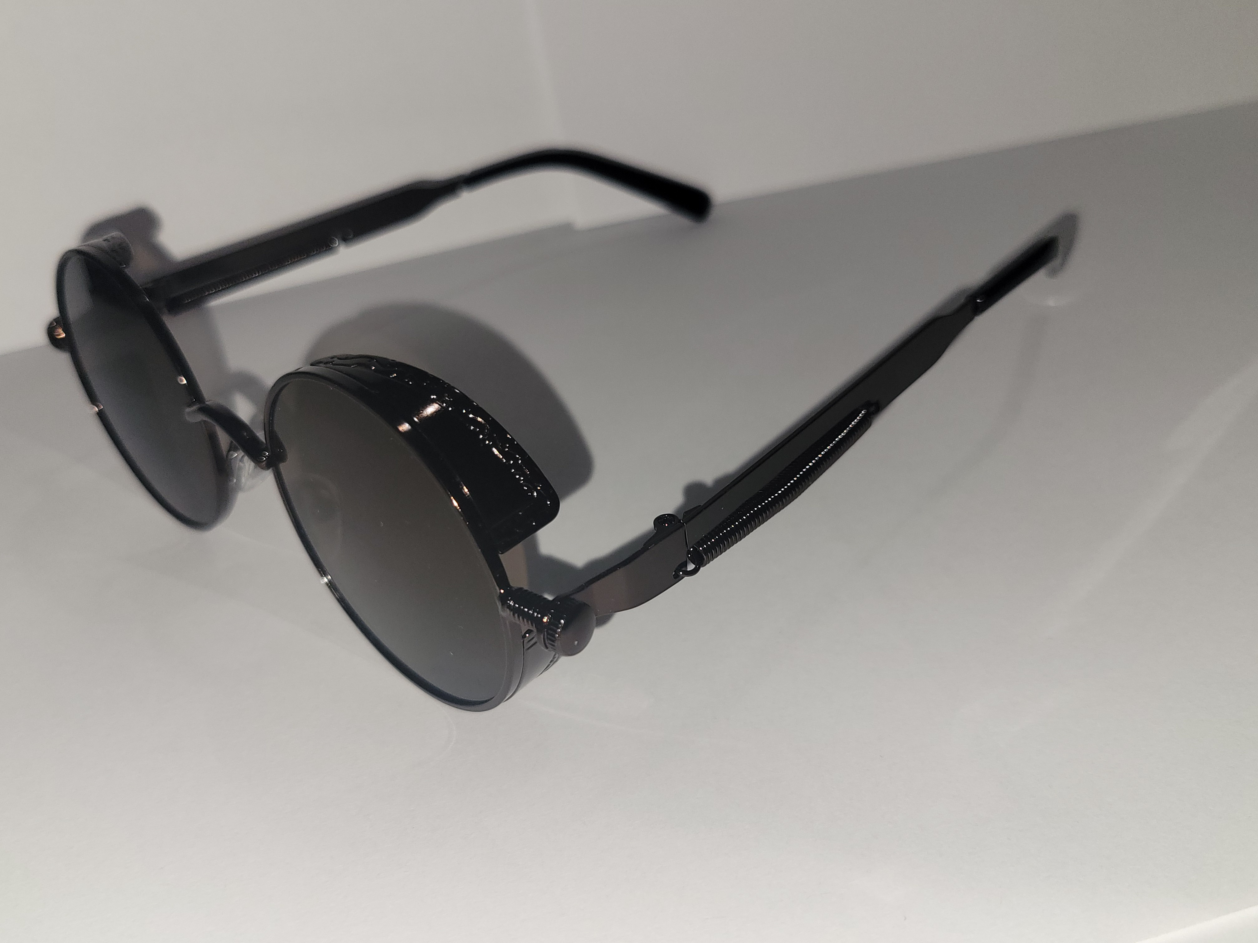 #23-Extra Shield Dark Shaded Men's Glasses – Image 2