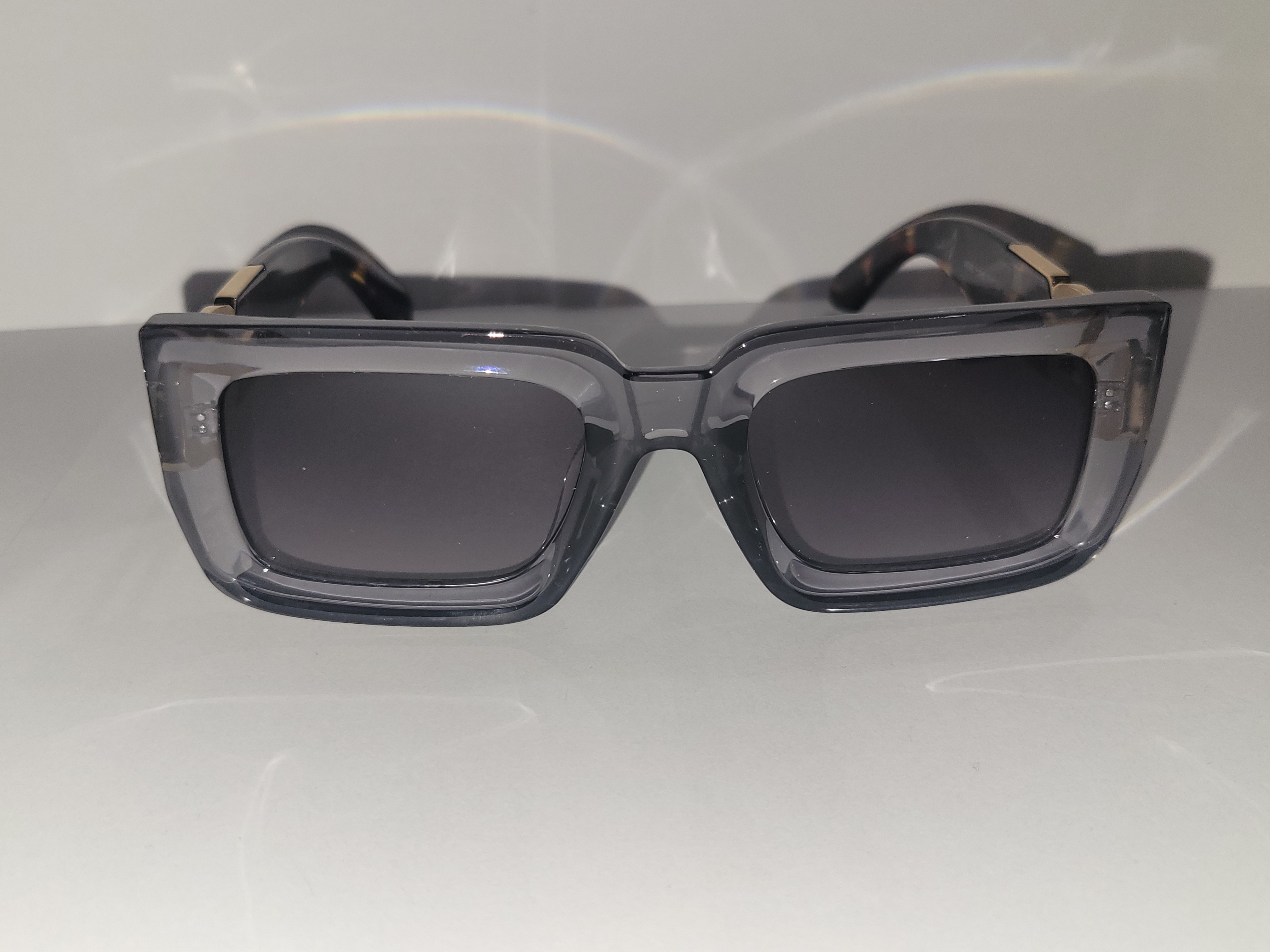 #30-Gray Framed with the Gold Touch Sunglasses – Image 2