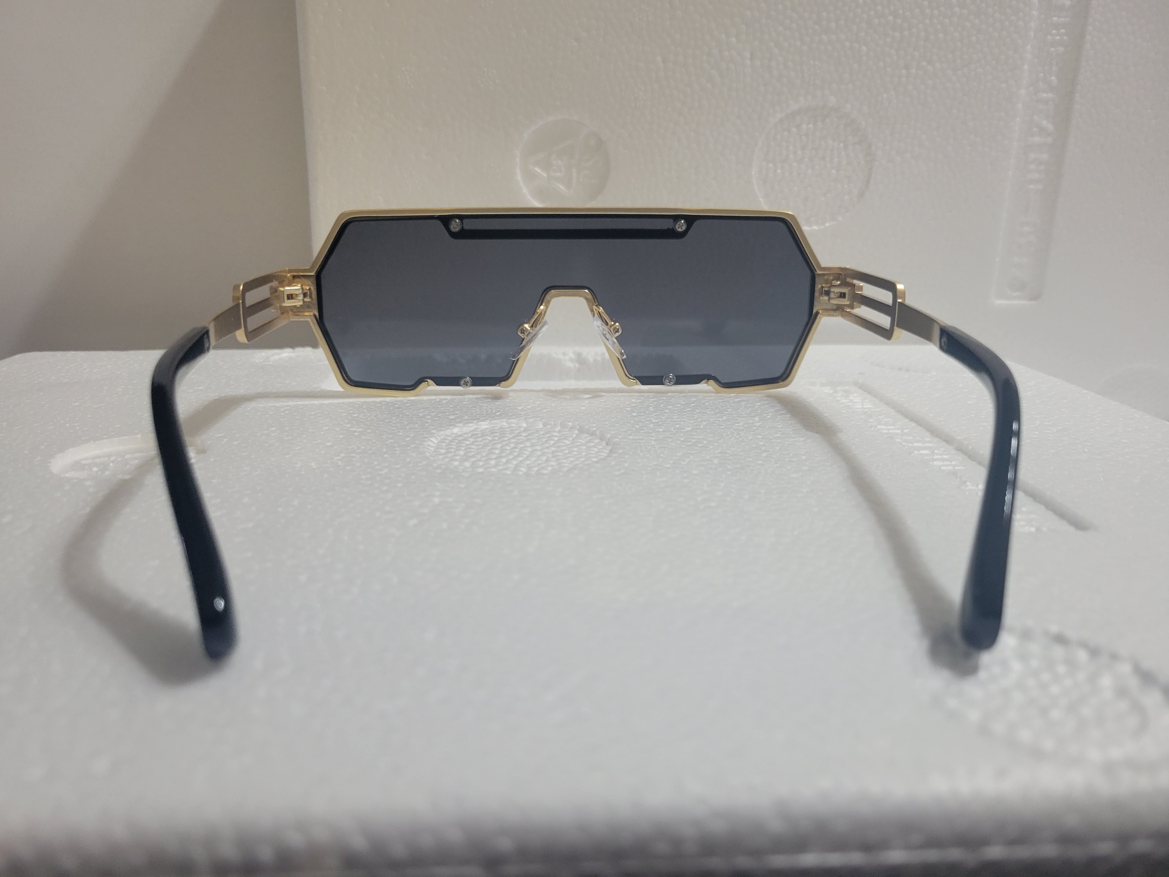 #46-Futuristic Sunglasses - (Silver or Gold Framed) – Image 7
