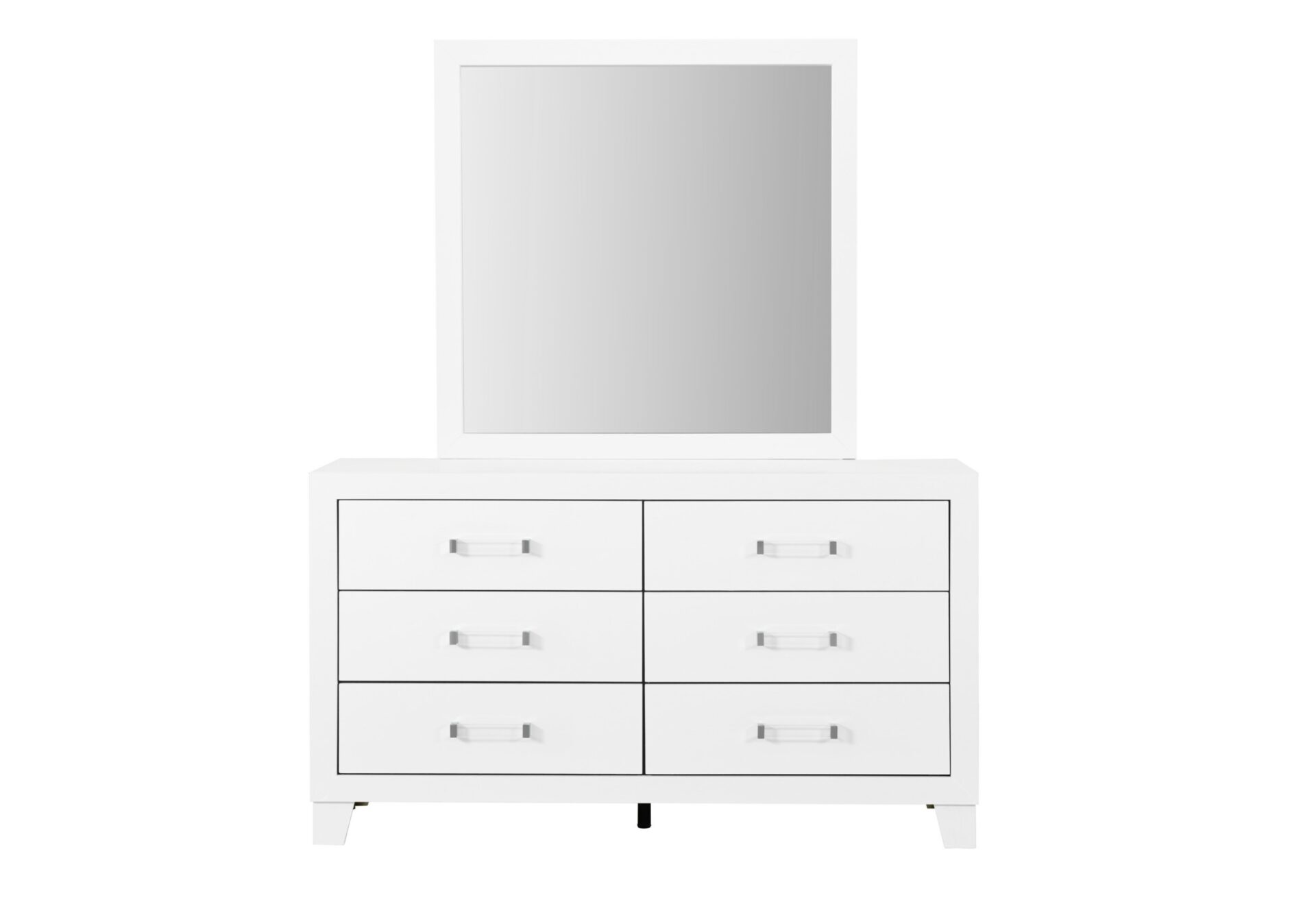 Luccia White Queen Bedroom Set 5 Pieces – Image 5