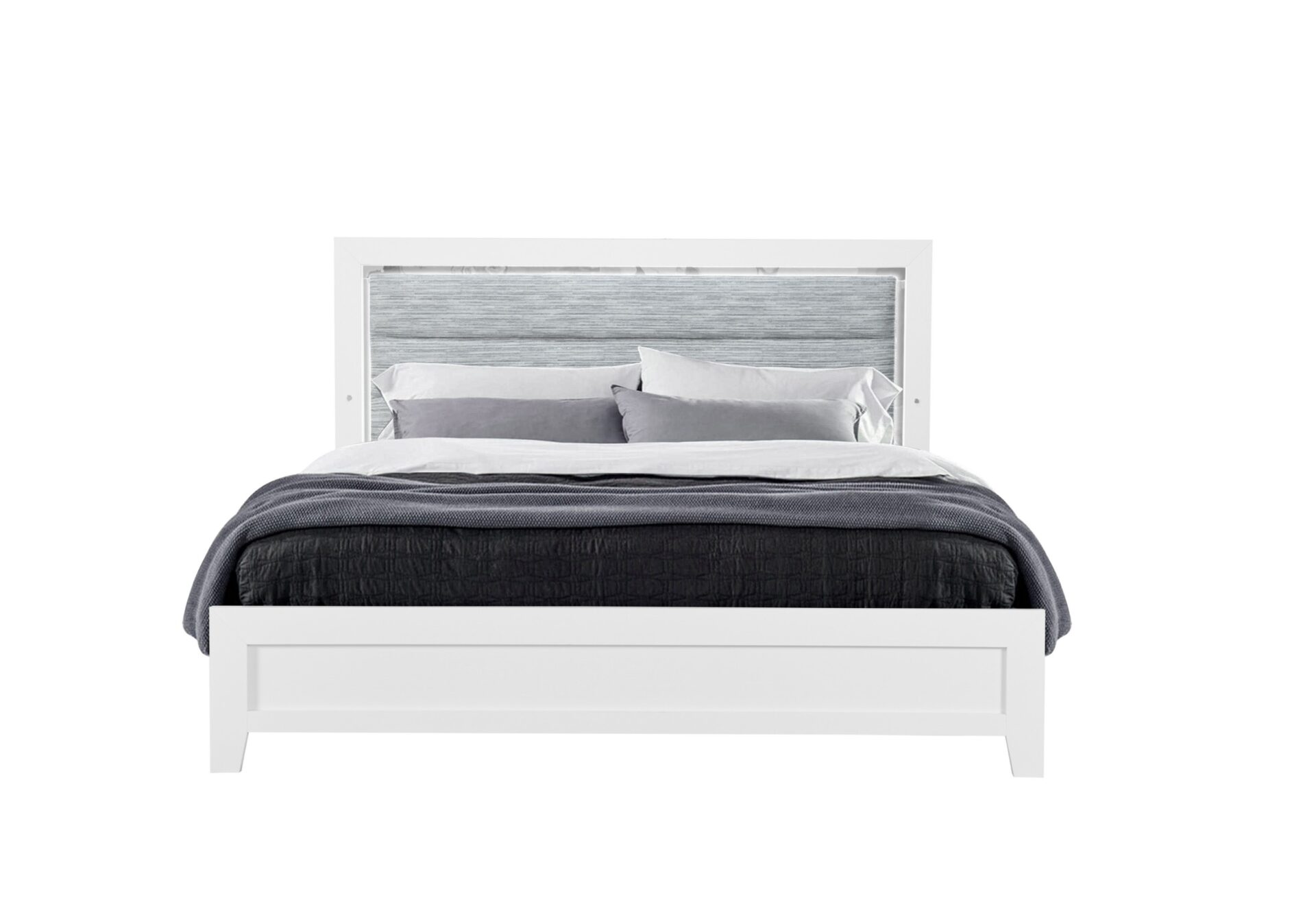 Luccia White Queen Bedroom Set 5 Pieces – Image 3
