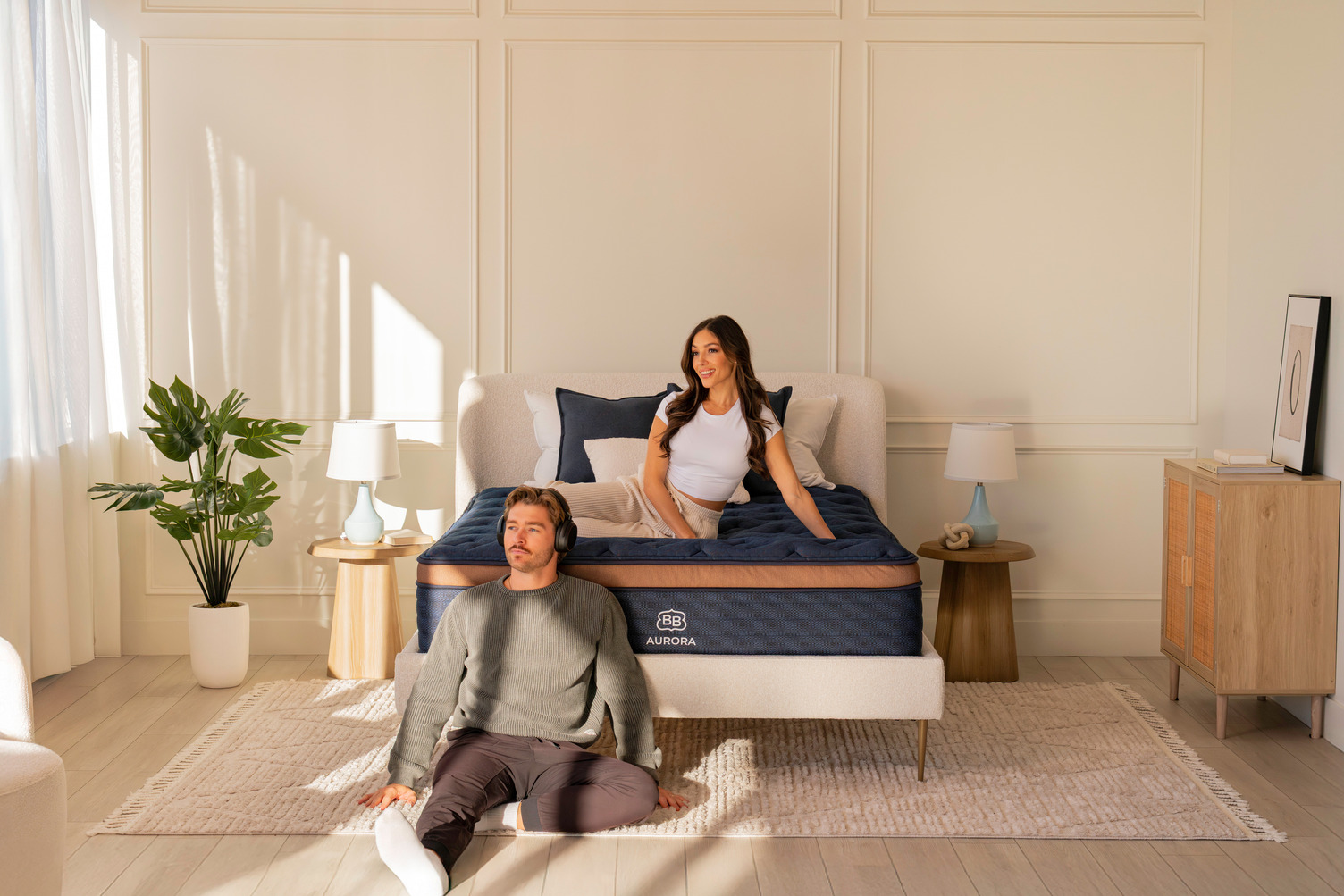 Brooklyn Bedding Aurora Luxe Cooling Hybrid with Cloud Pillowtop - Firm – Image 1