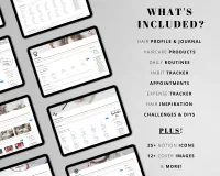 All-in-One Notion Haircare Planner – Image 7