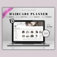 All-in-One Notion Haircare Planner – Image 1