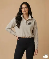 3Sixty Fitness Cropped Fleece – Image 1