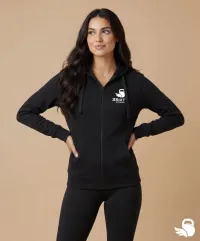 Women's zipped hooded sweatshirt – Image 1
