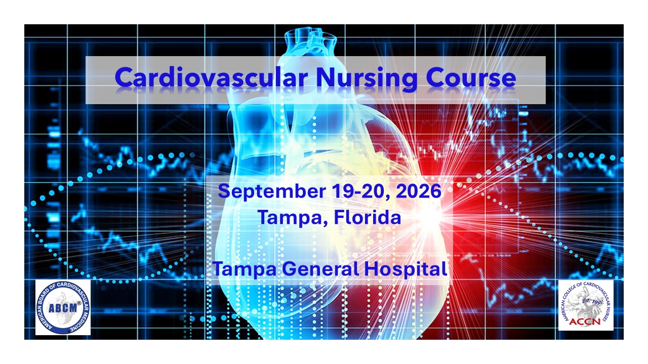 Cardiovascular Nursing Revies Course & Certification Exam Site – Image 1