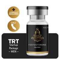 TRT CALI Men's Startup Package 60 days (Consult, Labs, Cypionate 200mg/mL 10mL + Anastrozole 24×1mg) – Image 1