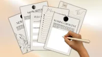 Moon Journal & Lunar Manifestation Planner Earth Tone Digital Download – Image 9