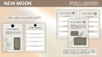 Moon Journal & Lunar Manifestation Planner Earth Tone Digital Download – Image 2