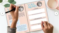 Mond Journal & Lunar Manifestation Planer Pastel Spring Digital Download – Image 7