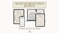 Mond Journal & Lunar Manifestation Planer Erdton Edition Digital Download – Image 1
