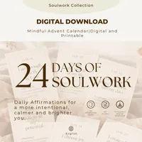 Mindful Advent Calendar|Digital and Printable – Image 1
