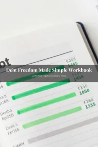 Debt Freedom Made Simple Workbook – Image 1