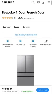 4 Door Samsung Fridge  – Image 5