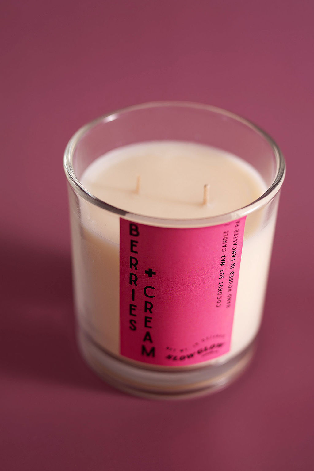 Berries + Cream | Coconut Soy Wax Candle – Image 1