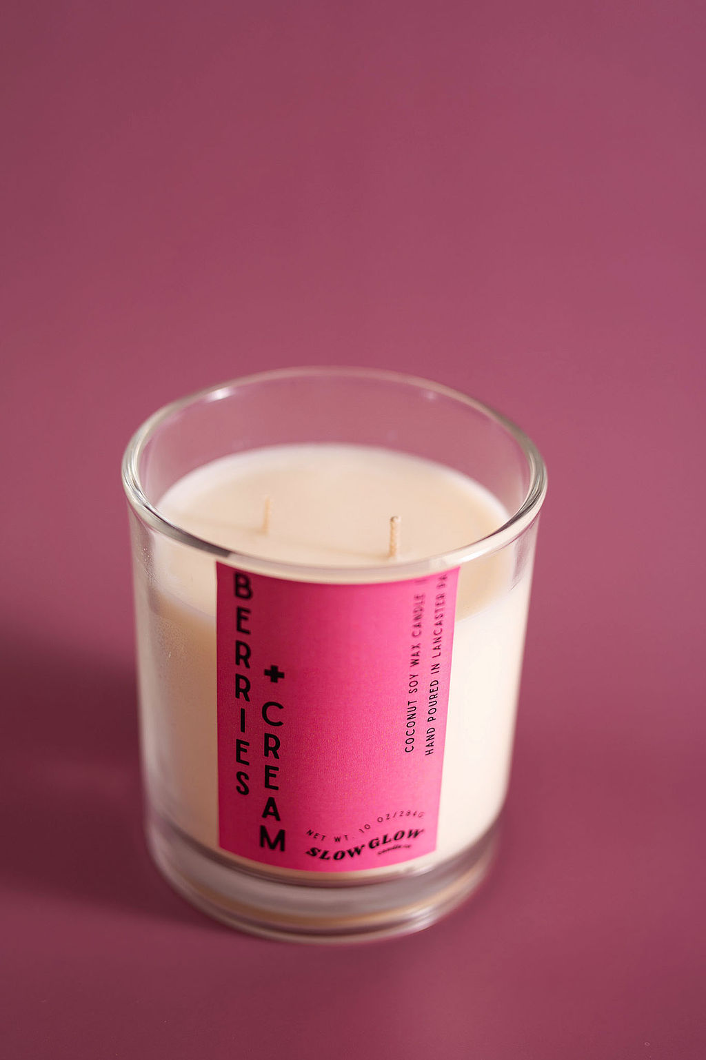 Berries + Cream | Coconut Soy Wax Candle – Image 5