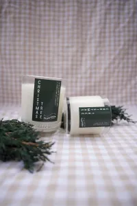 Christmas Tree | Coconut Soy Wax Candle – Image 3