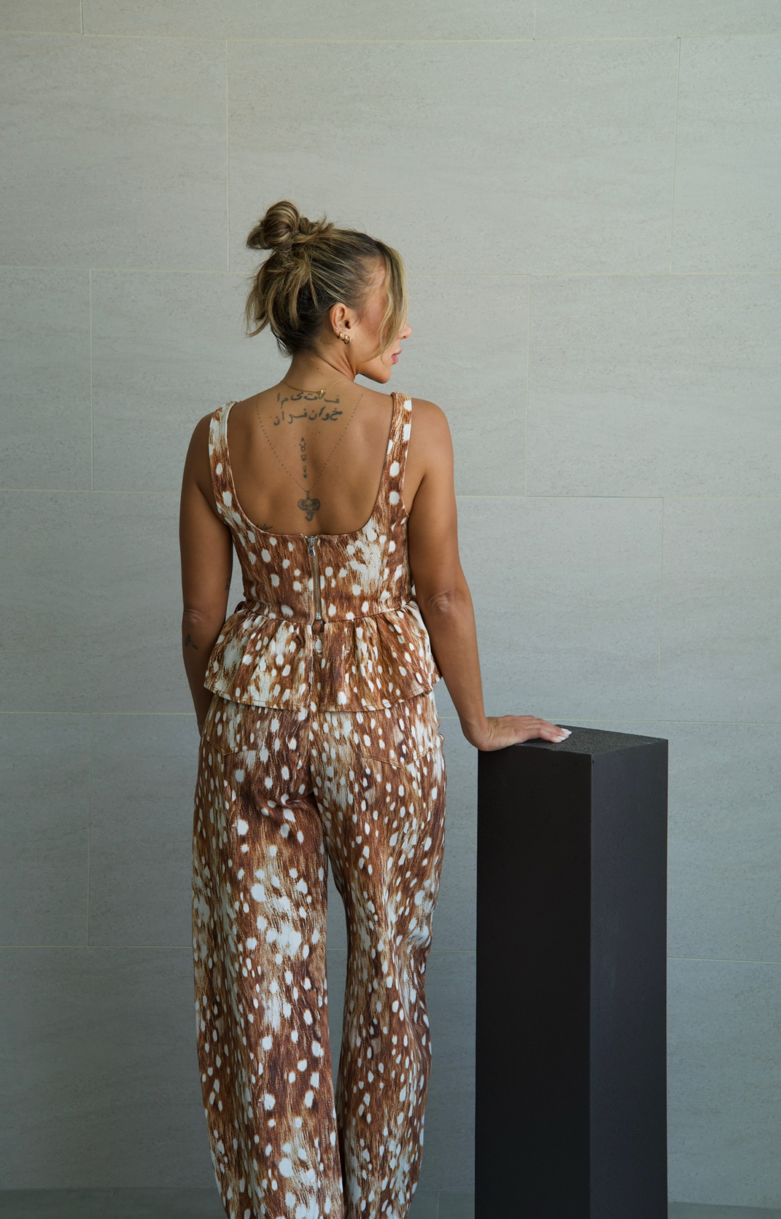 Top Peplum print – Image 2