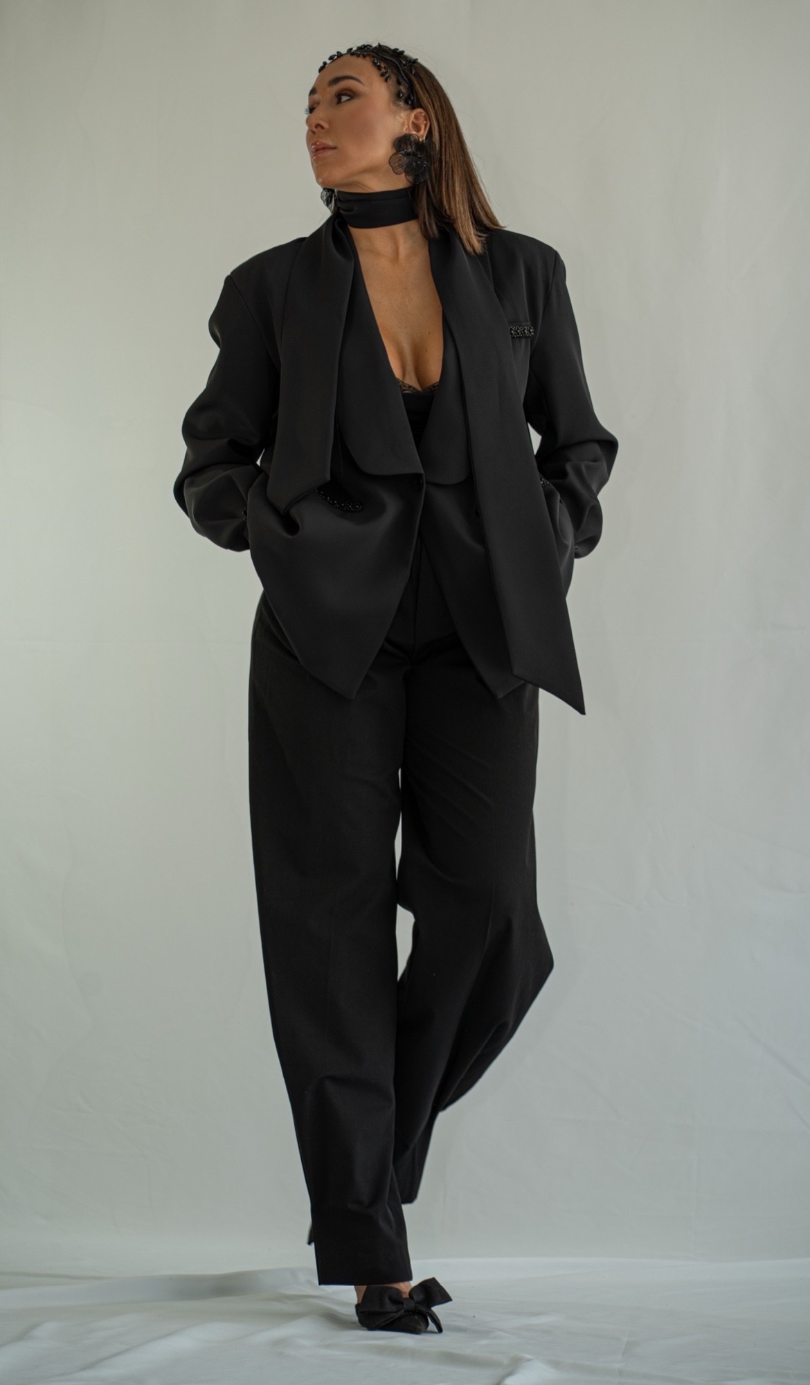 Blazer Noir Atelier – Image 3