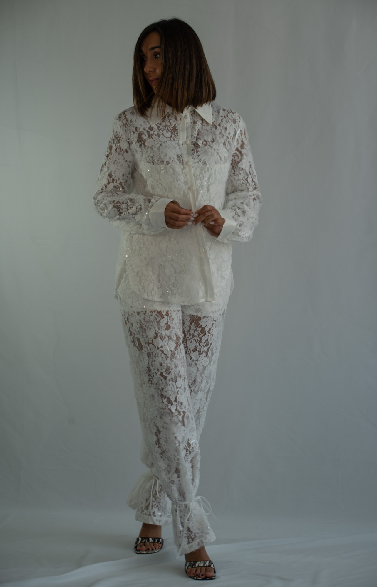 Camisa Encaje Relieve – Image 3