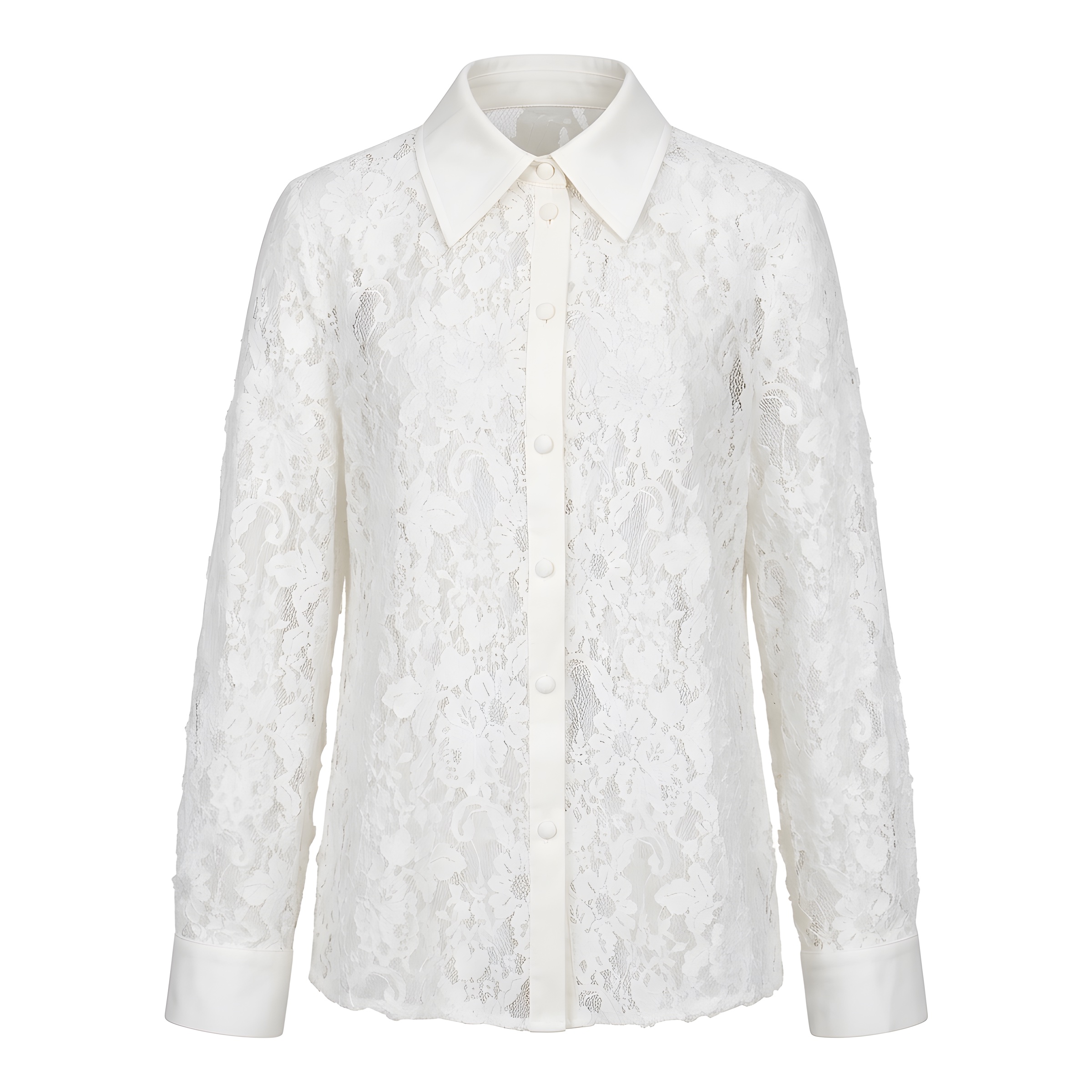 Camisa Encaje Relieve – Image 4