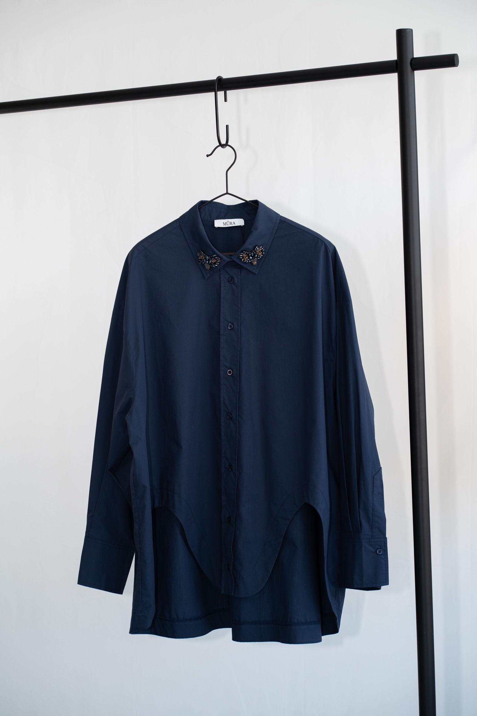 Camisa Abeja Joya Azul Marino – Image 4