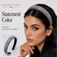 Multicolor Aurora Rhinestone Headband – Image 2