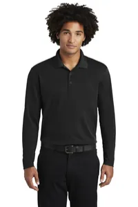 Custom T-Shirt – Long Sleeve, Polo , Polyester 100%, Black