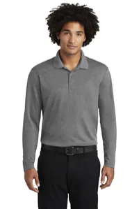 Custom T-Shirt – Long Sleeve, Polo , Cotton 100%, Gray