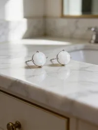 Chloe Circle Earrings – Image 2