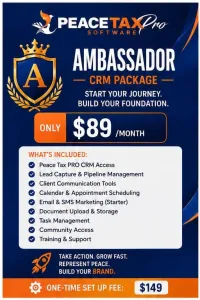 AMBASSADOR PACKAGE CRM  – Image 1