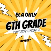 6th Grade ELA ONLY Pod- 3pm – Image 1