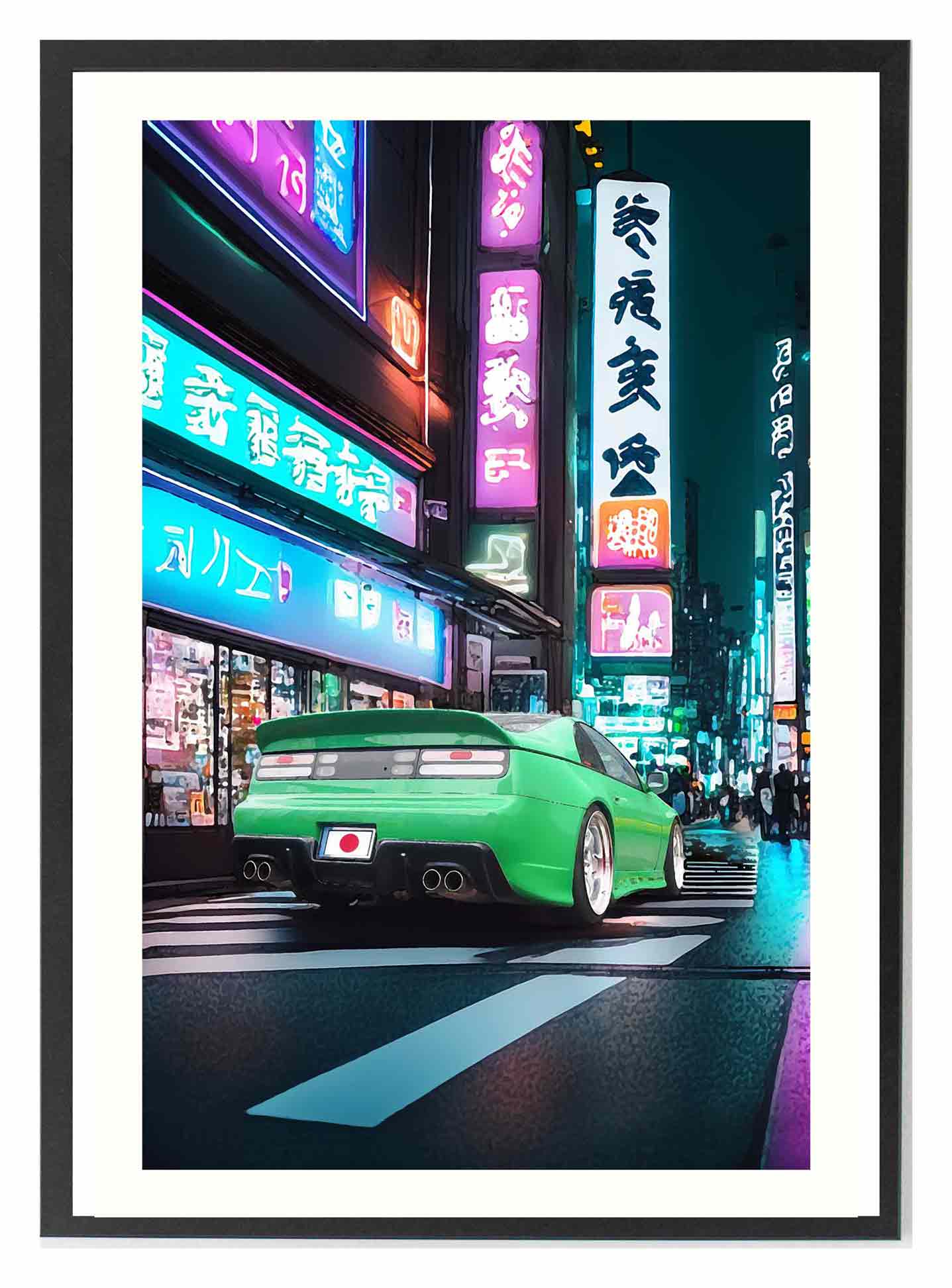 nissan fairlady – 8 x12 black frame