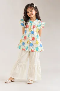 Top Set with Flared Pants – 2-3 Years, Yellow