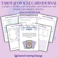 Tarot and Oracle Card Journal - Digital and Printable  – Image 2