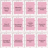 Bloom in 12 Weeks — Printable Interactive Goal Journal, Self Improvement Planner for Women PDF – Image 5