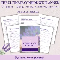 The Ultimate Self-Confidence Bundle l Journal, Planner, Ebook, Activities, Affirmation Cards (Digital Download) – Image 3
