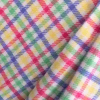 Lambswool Baby Blanket - Checks Multi – Image 5