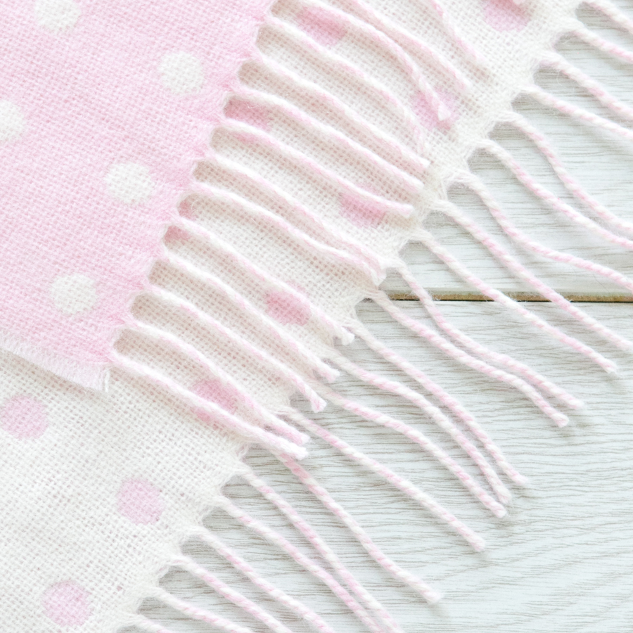 Lambswool Baby Blanket - Spot – Image 3