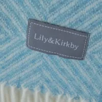 Merino Wool Baby Blanket - Diamond – Image 8