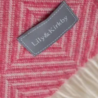 Merino Wool Baby Blanket - Diamond – Image 5