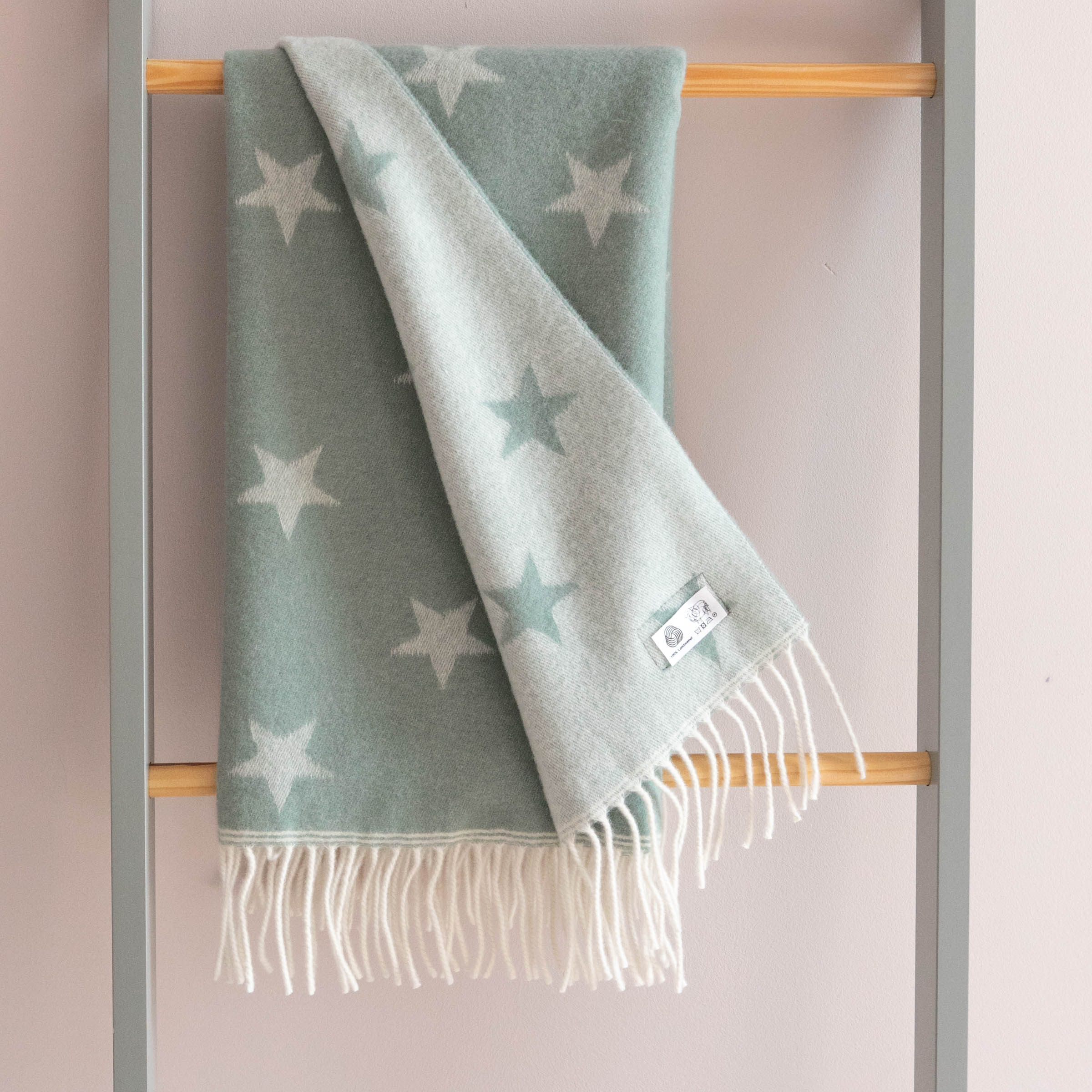 Merino Wool Baby Blanket - Motif – Image 2