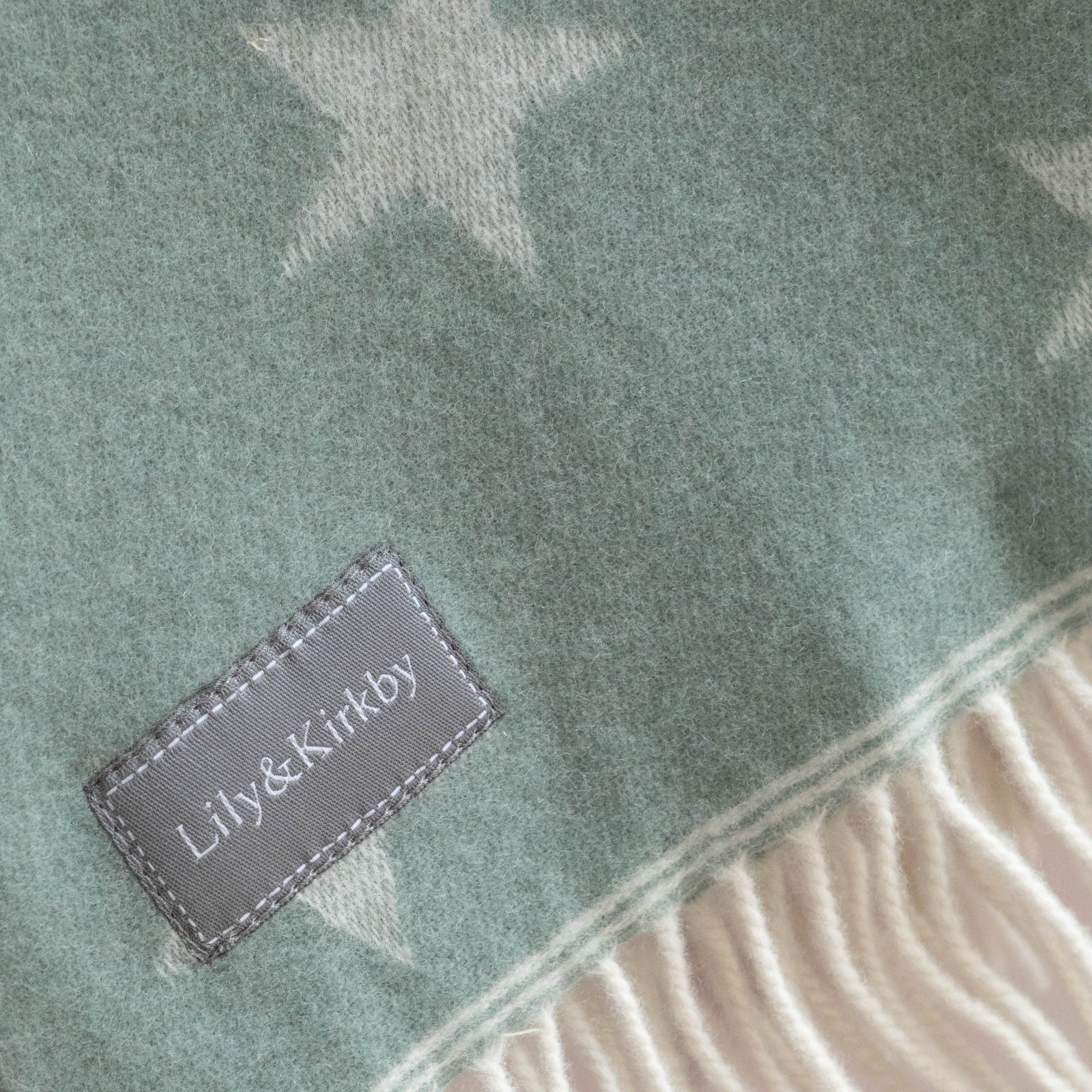 Merino Wool Baby Blanket - Motif – Image 4