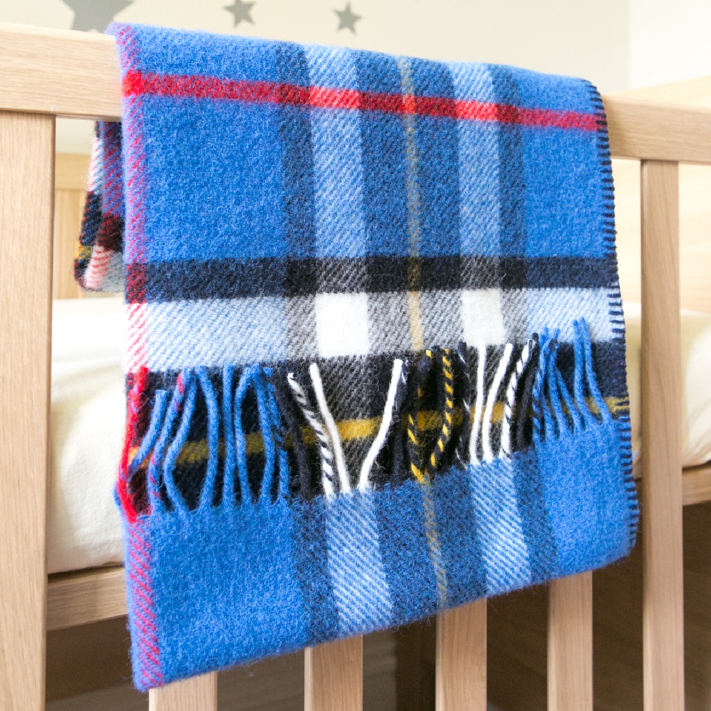 Pure New Wool Pram Blanket – Tartan - Dress Thompson