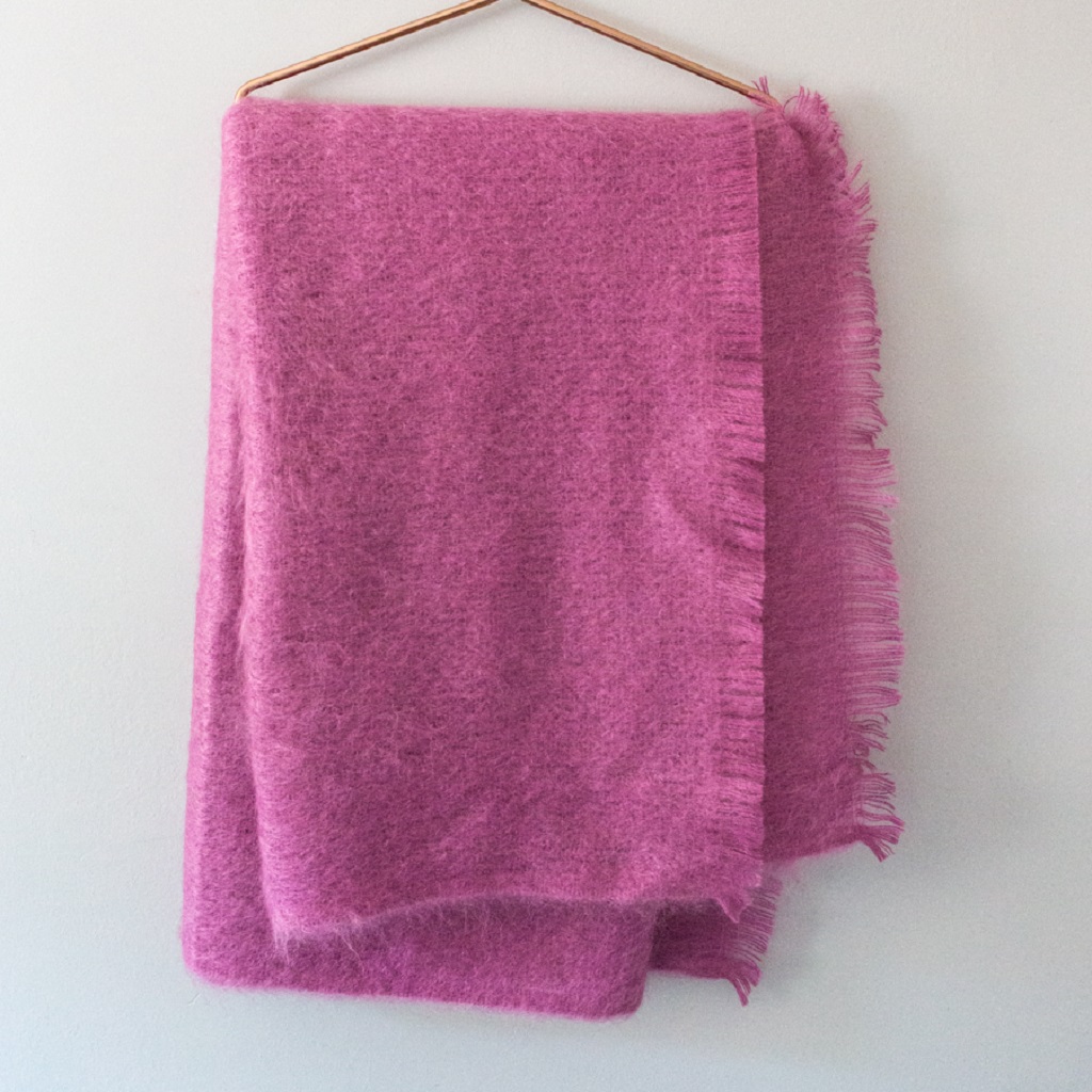 Mohair Blanket – Heather