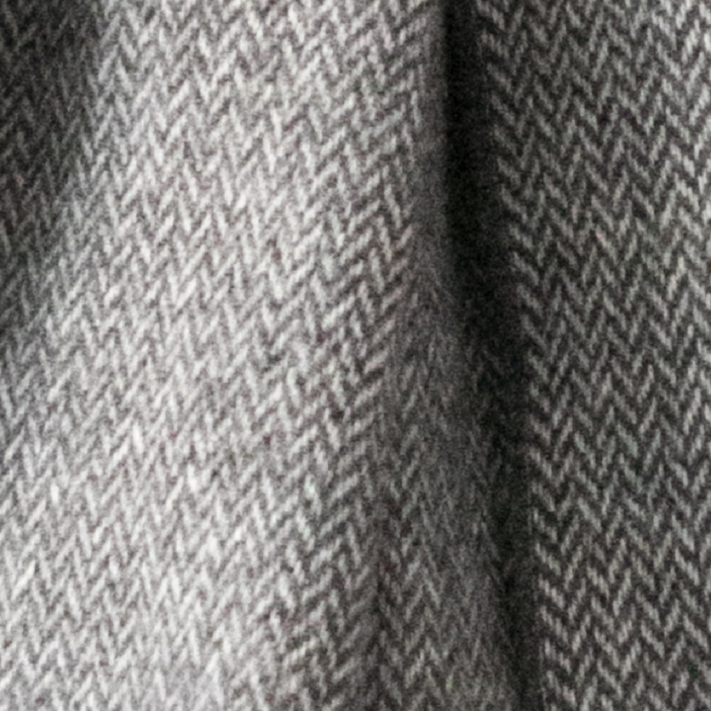 Lambswool Scarf - 30 x 190cm – Herringbone Grey