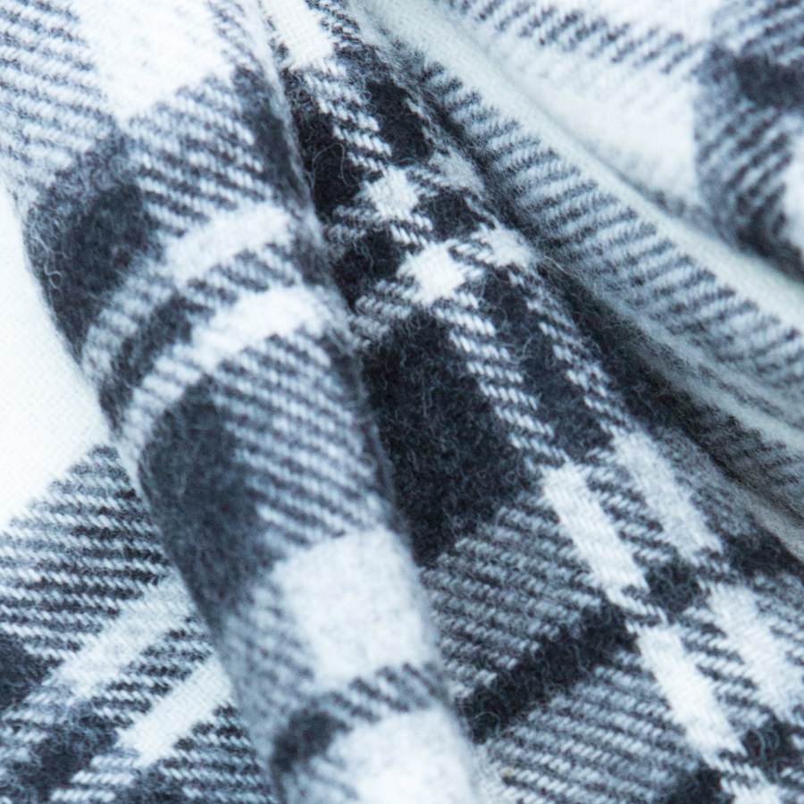 Merino Wool Scarf - 50 x 190cm – Tartan - Dress Grey Stewart
