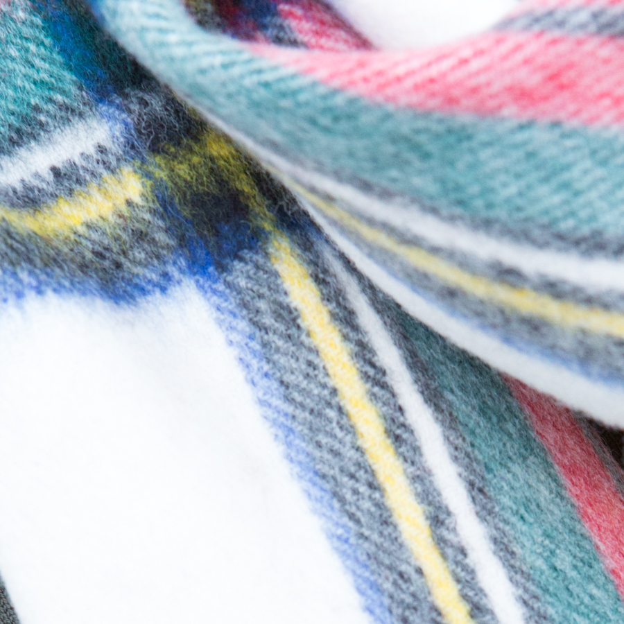 Merino Wool Scarf - 50 x 190cm – Tartan - Dress Stewart