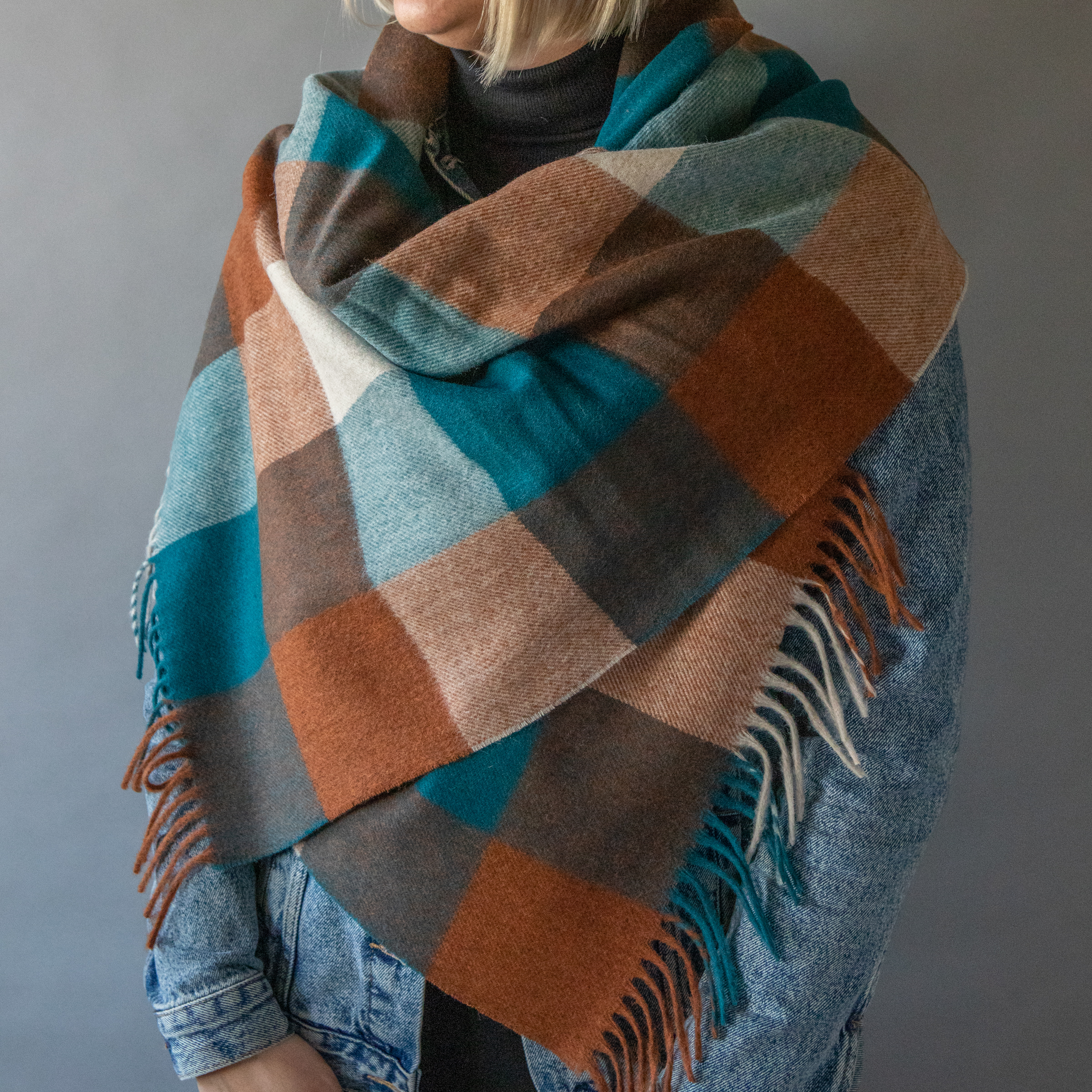 Merino Wool Scarf - 50 x 190cm – Image 6